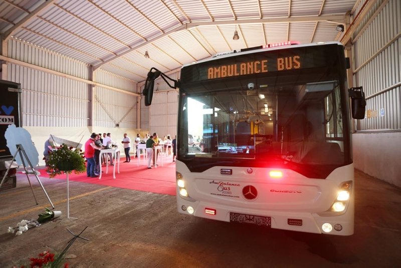 Bodrum’da dünyanın tam donanımlı, ilk mobil hastane otobüsü