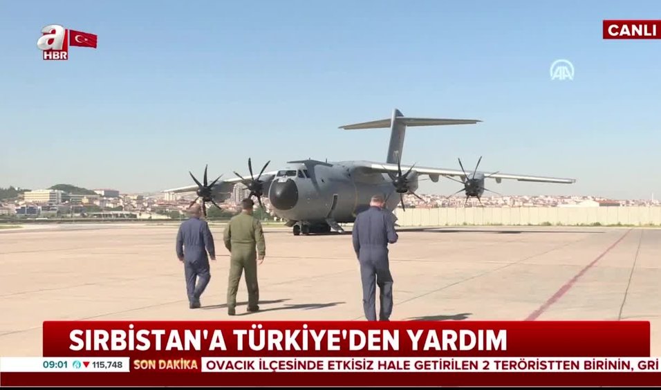 Turkiye Den Sirbistan A Ikinci Kez Yardim Eli