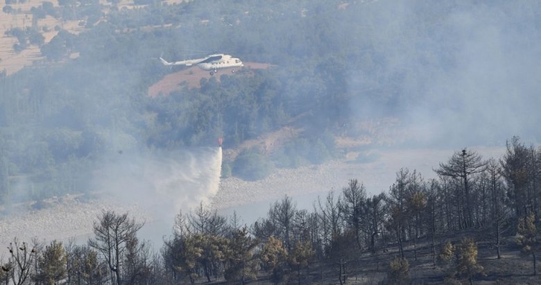 Uşak’ta orman yangını, 12 hektarlık alan zarar gördü