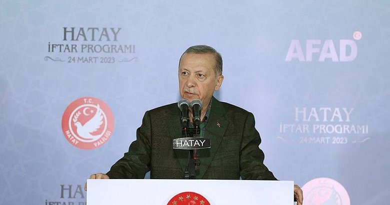 Başkan Erdoğan’dan Hatay’daki Büyükdalyan Konteyner Kenti’nde düzenlenen iftarda önemli mesajlar