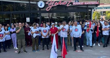 Pamukkale Üniversitesi Hastanesi çalışanları 3. kez iş bıraktı
