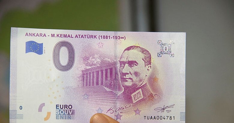 Avrupa Merkez Bankası Atatürk portreli ’Euro’ bastı