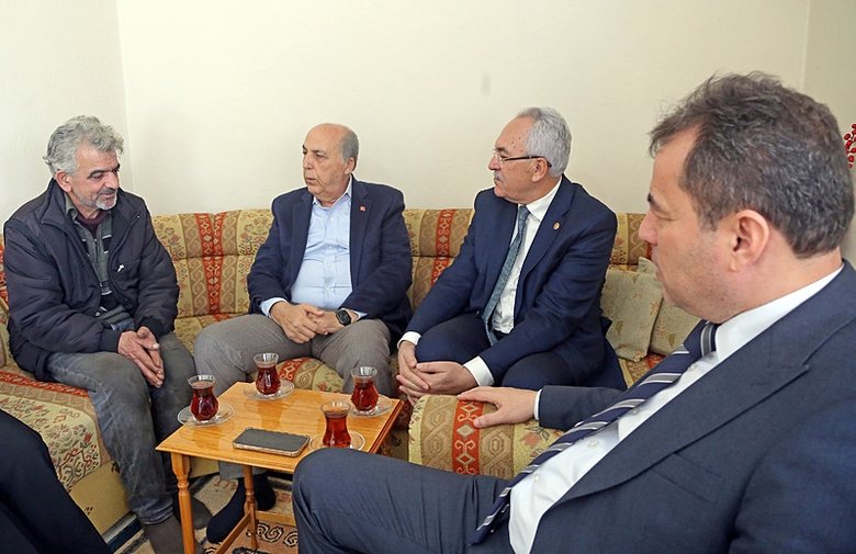 Muğla’da Ayaydın’dan, depremzede aileye ziyaret