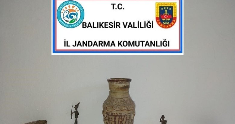 İvrindi’de jandarmadan tarihi eser operasyonu