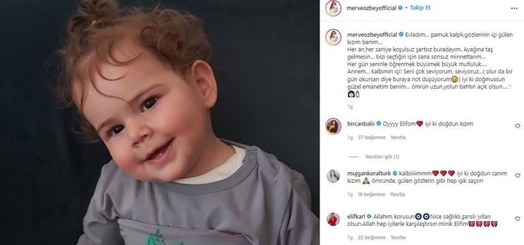 İkinci kez anne olmaya hazırlanan Merve Özbey’den kızı Özüm için anlamlı hediye