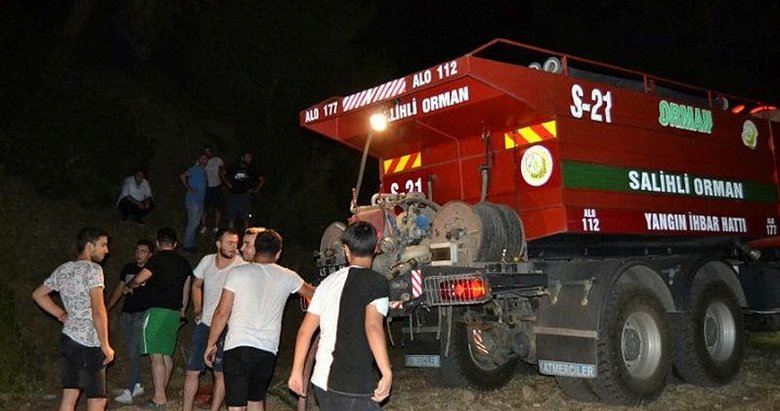Manisa’da çıkan orman yangınında 10 dönüm alan zarar gördü