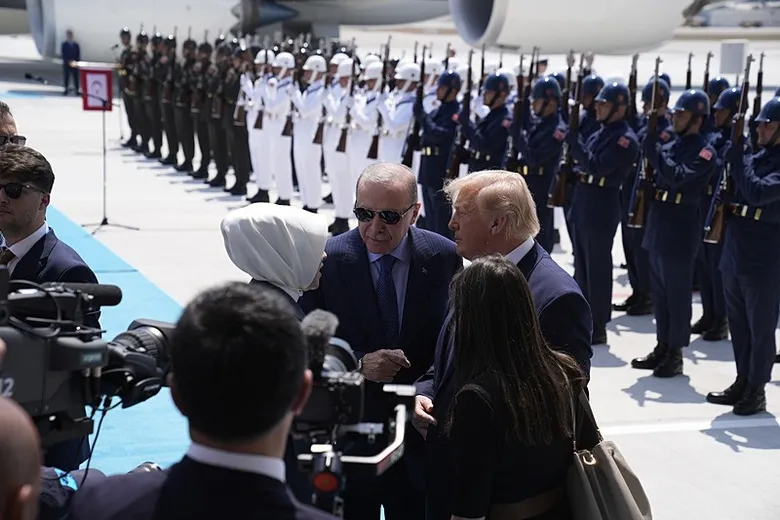 Son dakika: ABD Başkanı Trump Ankara’da | Başkan Erdoğan-Trump zirvesinden ilk mesajlar
