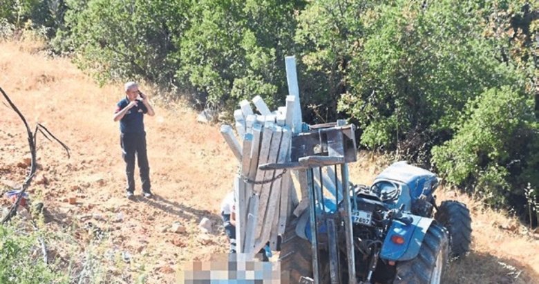 Evlilik hazırlığındaki genç traktörle şarampole uçtu