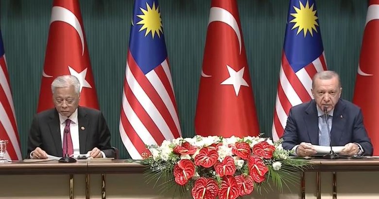 Malezya Başbakanı Ankara’da! Başkan Erdoğan’dan ortak basın toplantısında önemli açıklamalar
