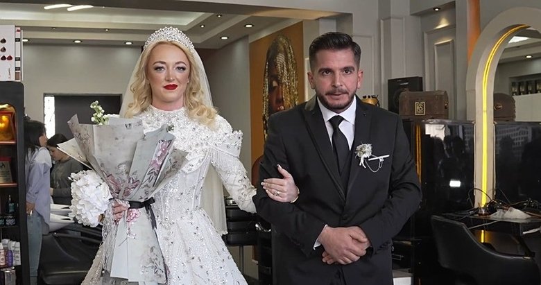 Muğla’da aşık oldular! İskoçyalı Leanne Van’a gelin gitti