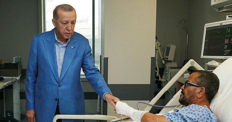 Başkan Erdoğan, Ali ve Vuslat Sabancı çiftini hastanede ziyaret etti