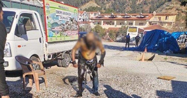 Marmaris’te belediyeye kızarak kendini yakan kömürcünün oğlu dava açtı