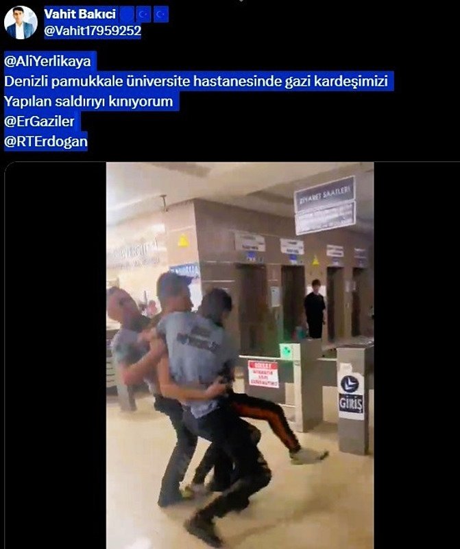 Denizli’de gaziye şiddet! 4 güvenlik görevlisi görevden uzaklaştırıldı