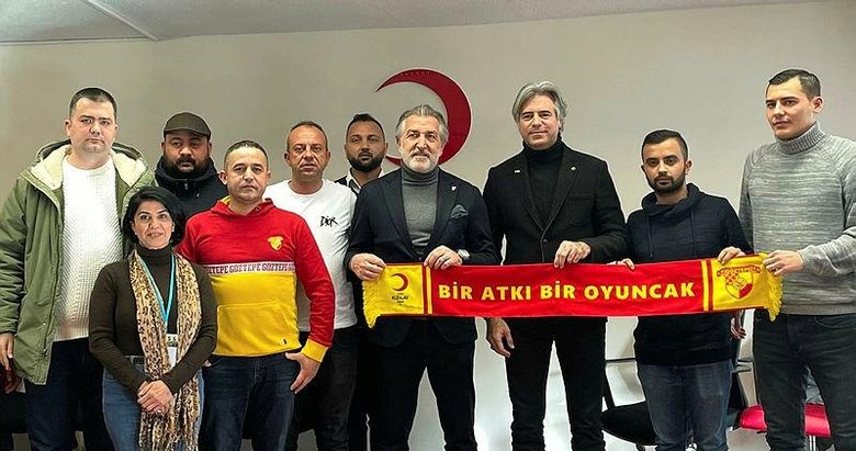 Göztepe-Galatasaray maçında atkı ve oyuncak kampanyası düzenlenecek