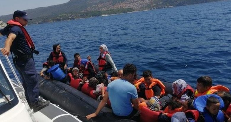 İzmir’de 68 düzensiz göçmen yakalandı