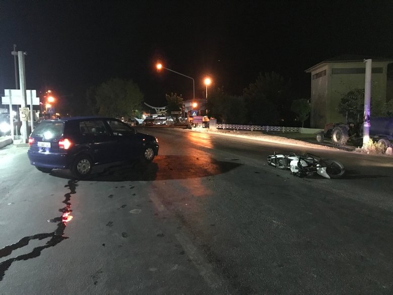 Aydın’da motosiklet kazası: 1 yaralı