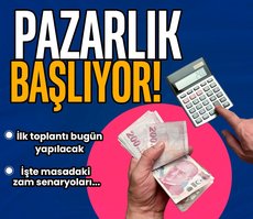 Asgari ücrette pazarlık başlıyor