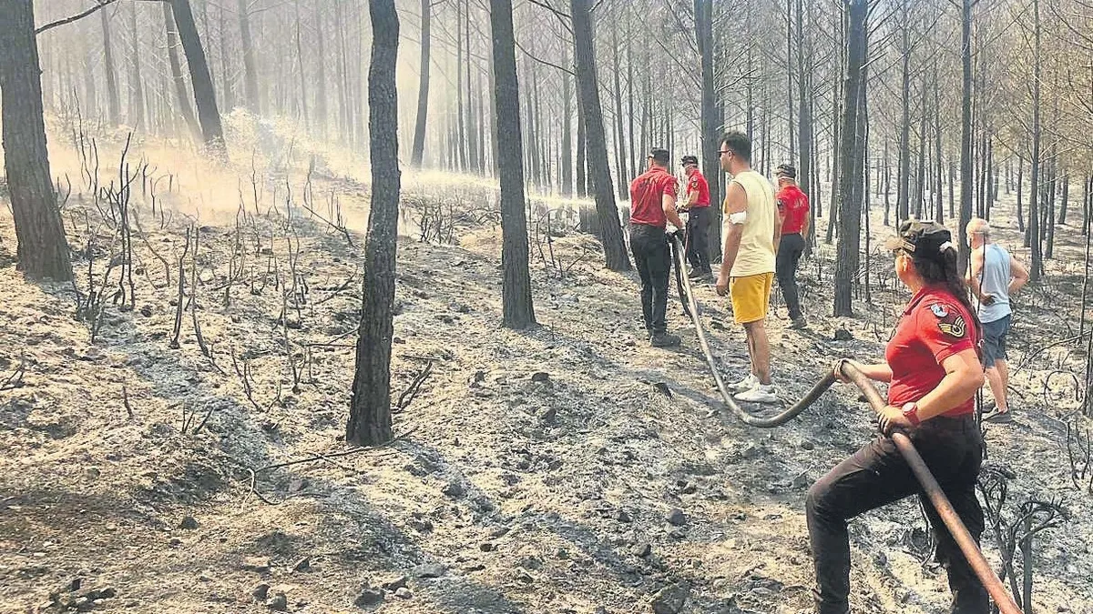Ülke Genelinde Yangınlarla Mücadele Sürüyor: 218 Yangına Müdahale Edildi