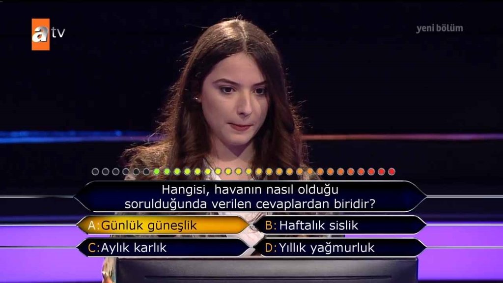 Kim Milyoner Olmak İster�e damga vuran kedi Nedjem sorusu…