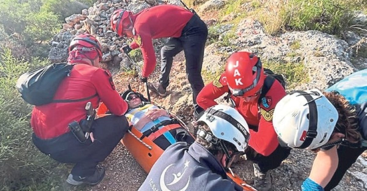 Ormanlık alanda nefes kesen kurtarma