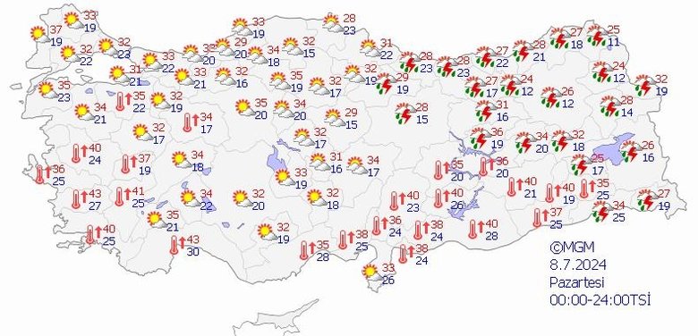 İzmir bu hafta kavrulacak! Meteoroloji 8 Temmuz Pazartesi hava raporunu yayınladı