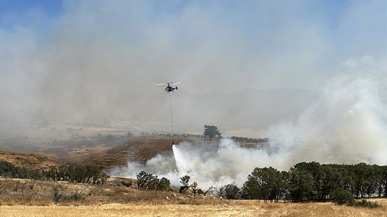 Çanakkale’de tarım arazisinde yangın! Müdahale sürüyor