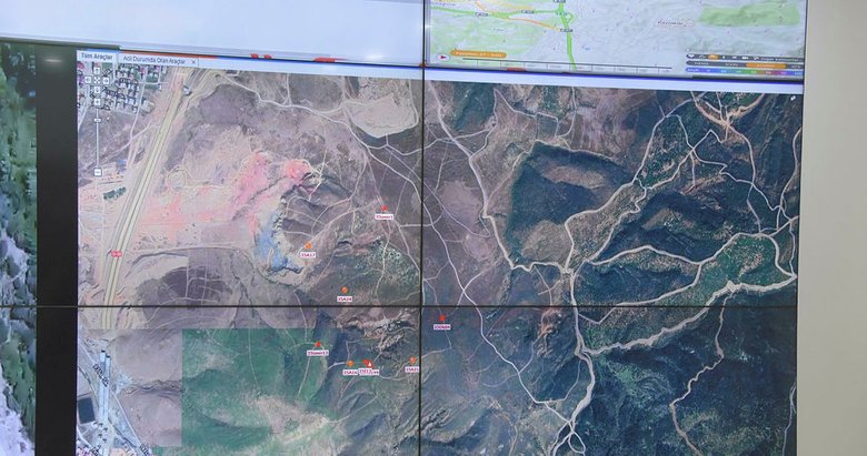 Ege’deki orman yangınlarıyla mücadele bu merkezden yönetiliyor