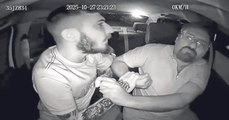 İzmir’de taksiciyi darbeden saldırgan tutuklandı