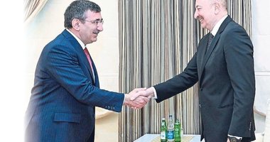 Yılmaz ile Aliyev Bakü’de bir araya geldi