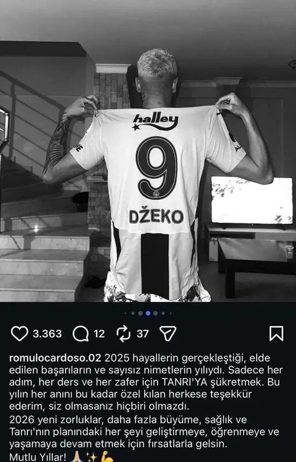 Romulo, Fener forması giydi
