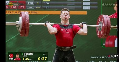 Gökçen’den halterde gümüş madalya