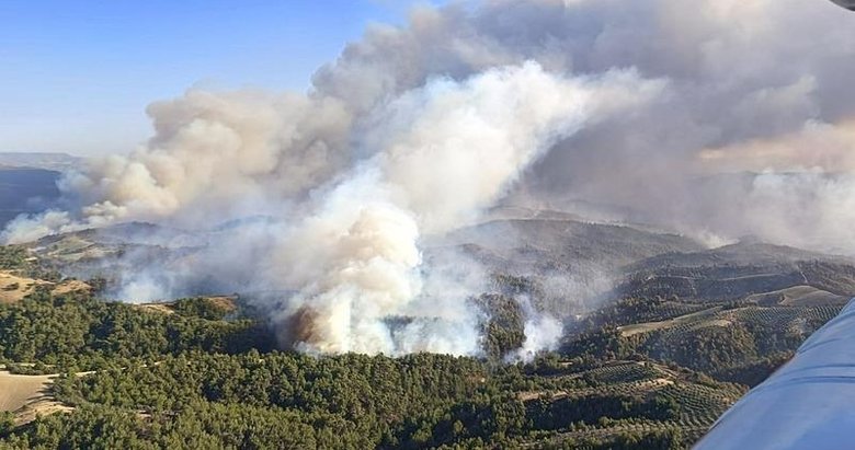 İzmir’deki yangının boyutu NASA haritasında