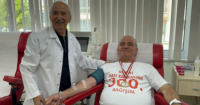 Kan bağışında 6’cı kez dünya rekoru kırdı