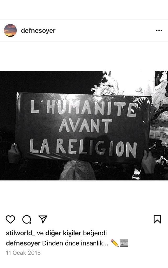 CHP'li Tunç Soyer’in eşi Neptün Soyer'den Charlie Hebdo'nun skandal karikatürüne destek