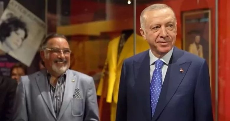 Başkan Erdoğan Cumhurbaşkanlığı Millet Kütüphane’sinde açılan Türk Müziği Tarihi Sergisi’ni gezdi