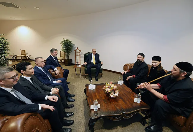 Başkan Erdoğan, ’Ay Yola’ müzik grubunu kabul etti