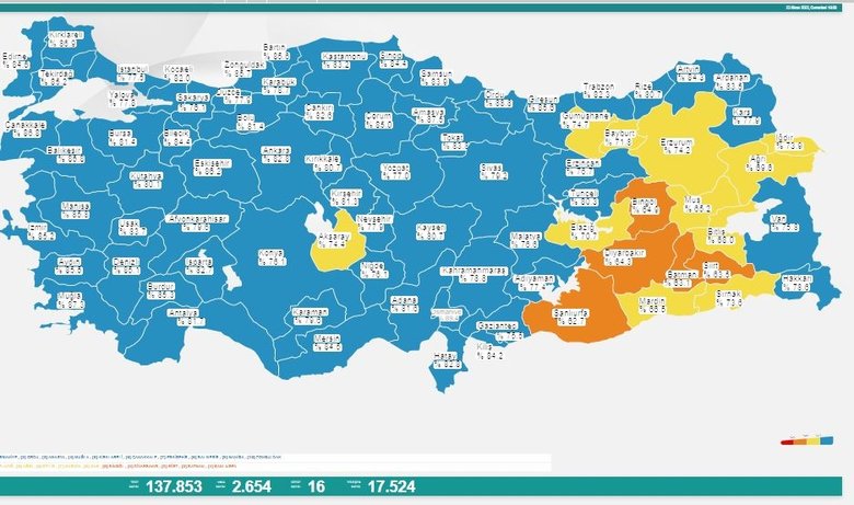 Son dakika: 23 Nisan koronavirüs tablosu açıklandı