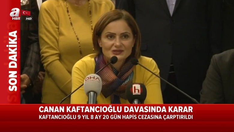 Canan Kaftancıoğlu’na hapis cezası