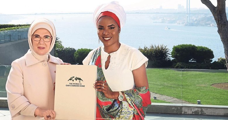 Emine Erdoğan konuklarını ağırladı