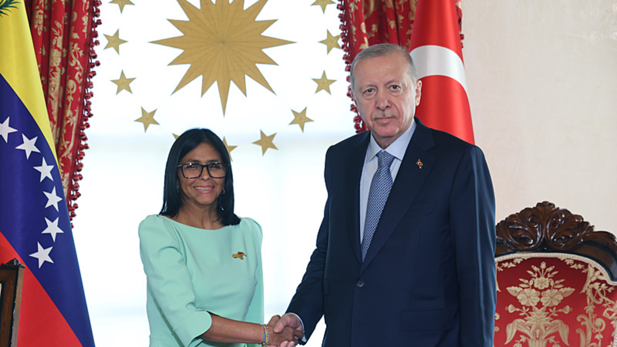 Başkan Erdoğan Rodriguez ile görüştü