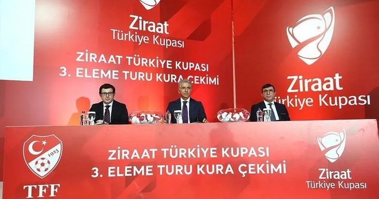 Ziraat Türkiye Kupası’nda 3. tur eşleşmeleri belli oldu!