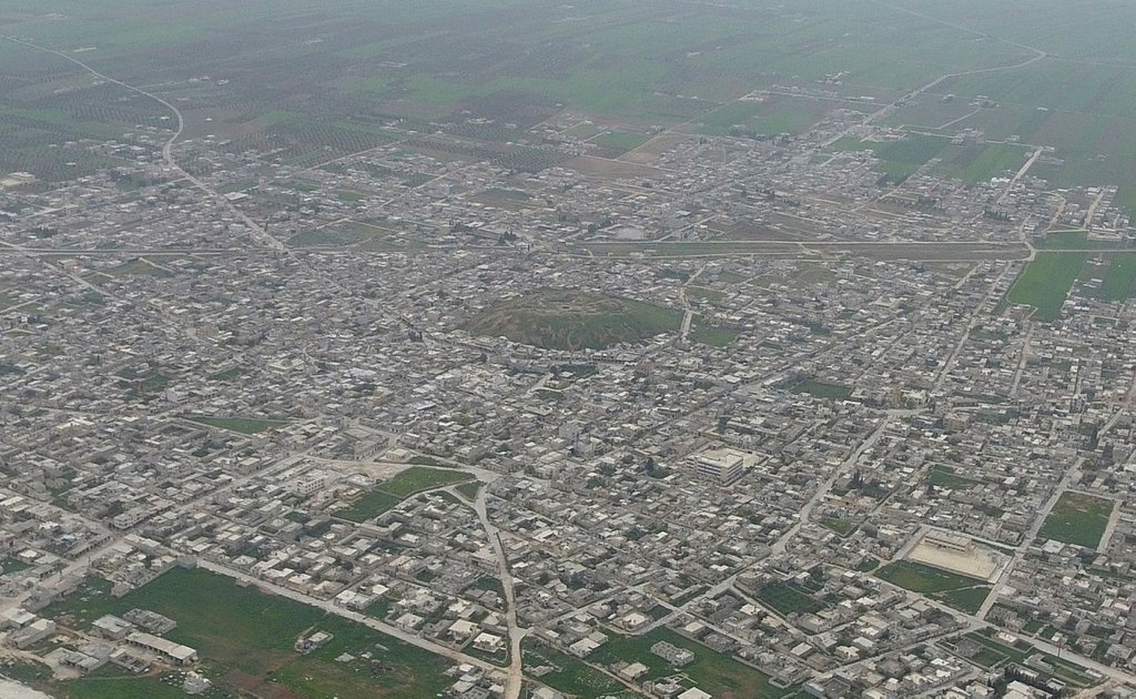 Teröristlerden arındırılan Tel Rıfat havadan görüntülendi