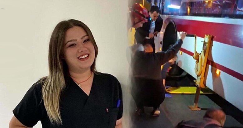 İzmir’de genç kızın otobüsün altında kaldığı anlar kamerada