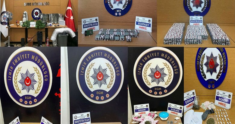 İzmir’de 1 haftada uyuşturucu operasyonlarına 15 tutuklama