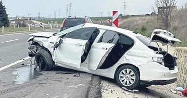 Çanakkale’deki kazada yol savaş alanına döndü