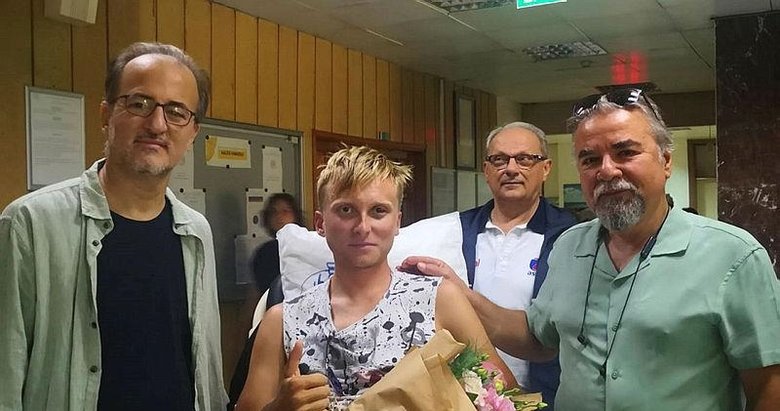 İzmir’de kaza yapan İtalyan bisikletçiden haber var