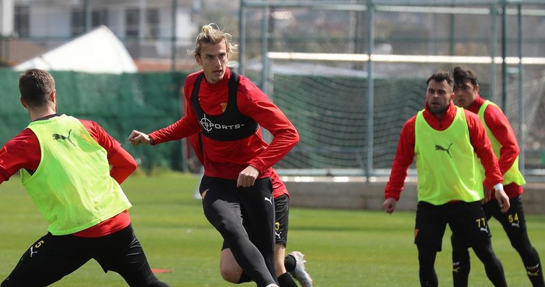 Göztepe, MKE Ankaragücü maçının hazırlıklarını sürdürdü