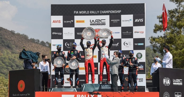 Dünya Ralli Şampiyonası’nın 5. yarışı Türkiye Rallisi tamamlandı