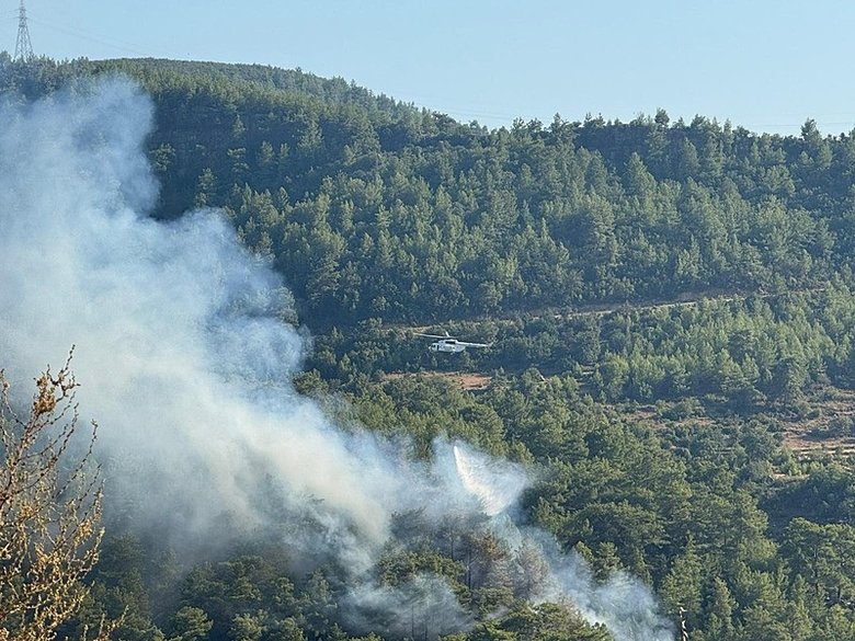 Çanakkale Gelibolu alev alev yanıyor! Yangını haberleri peş peşe geldi