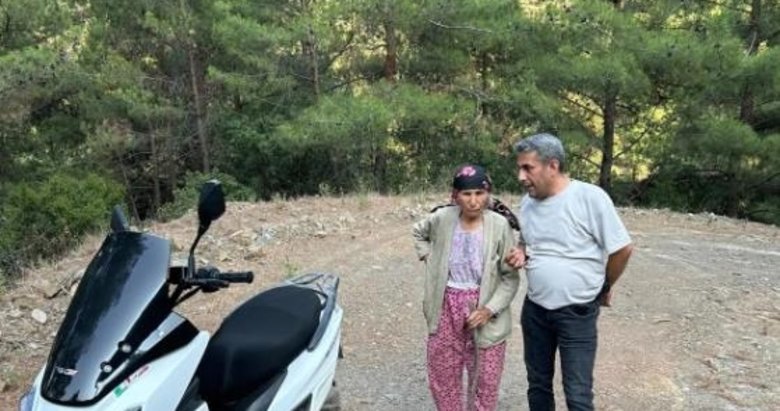 Kaybolan kadın ormanda bulundu